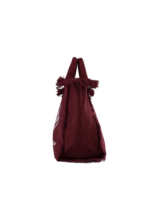 Borsa Vanity in cotone Bordeaux Mc2 Saint Barth | VANITY01278H 45 BORDEAUX